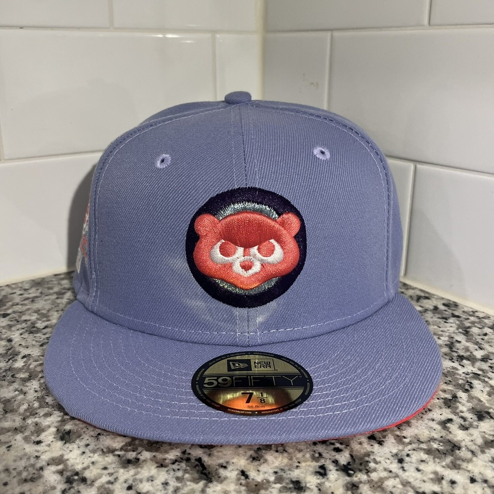 New Era Chicago Cubs 59FIFTY 1990 All Star Game Lava Lavender Fitted Hat 7 1/8